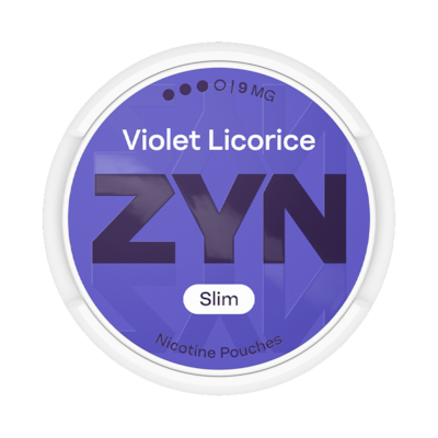 ZYN Violet Licorice 9mg dosa