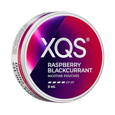 XQS Raspberry Blackcurrant 8mg dosa