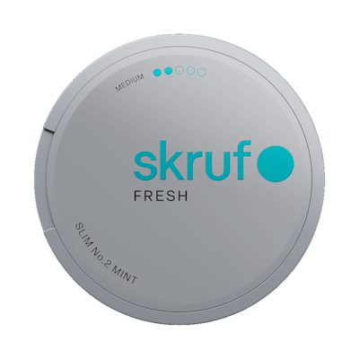 Skruf Fresh No.02 Slim White Mint Medium dosa