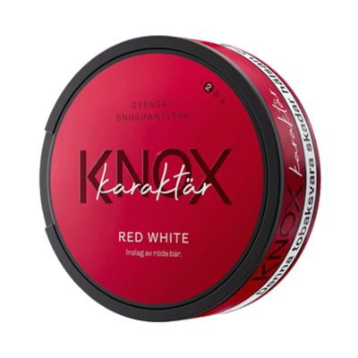 Knox Karaktär Red White dosa