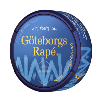 Göteborgs Rapé Vit Portion dosa